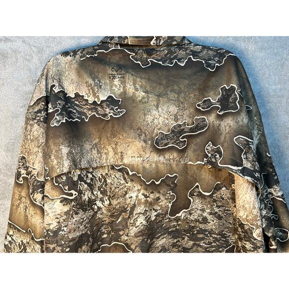 Realtree Camo Shirt 3X Back Vints Hunting Fishing Performance Gorpcore - Picture 5 of 7